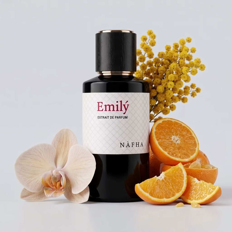 NAFHA Emily Perfume - Fragrance Notes Featuring Fresh Orange, Soft Orchid, and Tropical Fruit